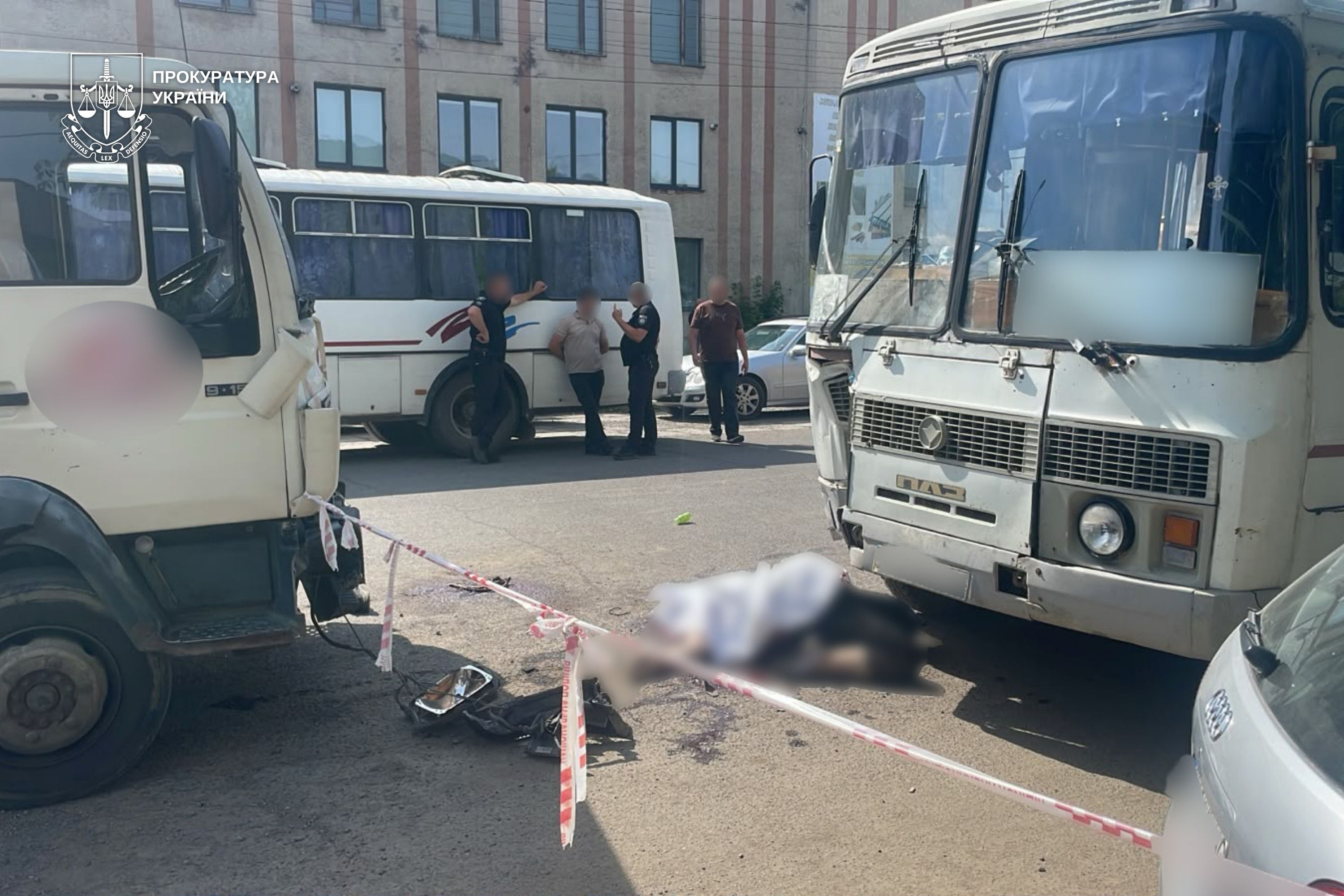 Місце ДТП у Виноградові